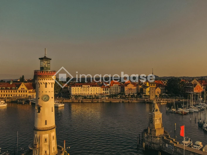 Harbor Lighthouse at Sunset