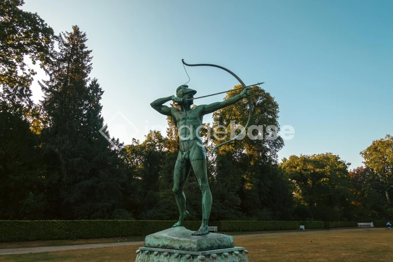 Statue of Archer in Park