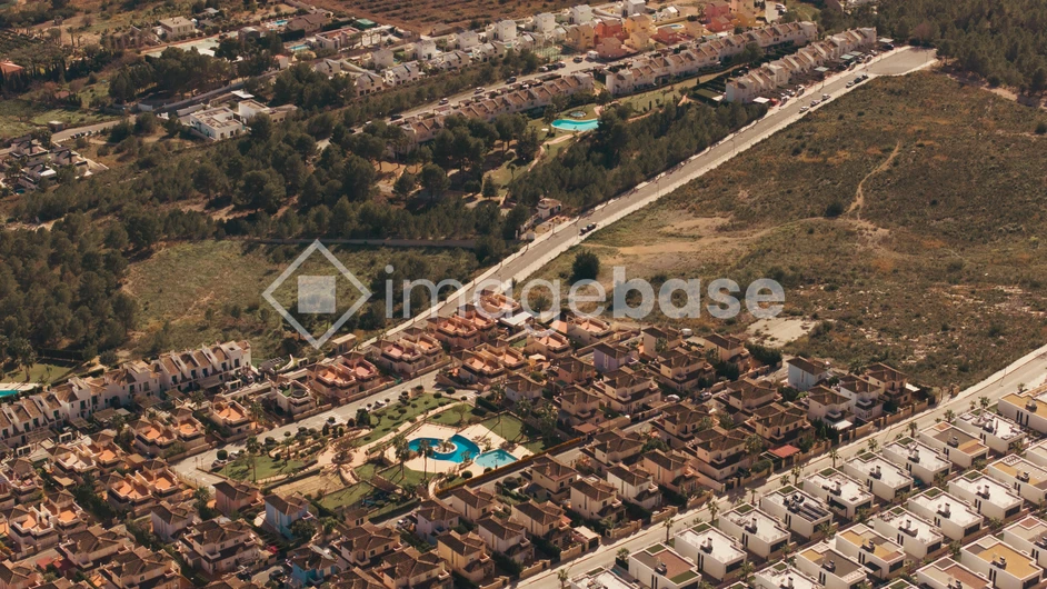 Aerial View of Urban Area