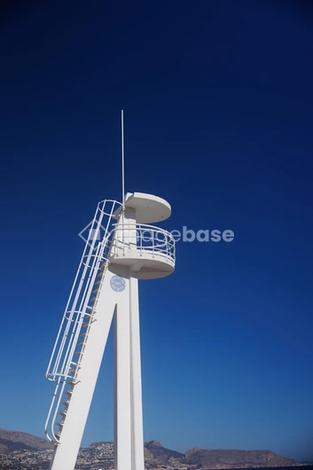 Lifeguard Tower Against Blue Sky