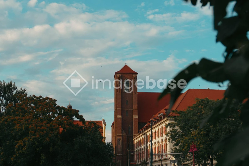 Historic Building with Tower