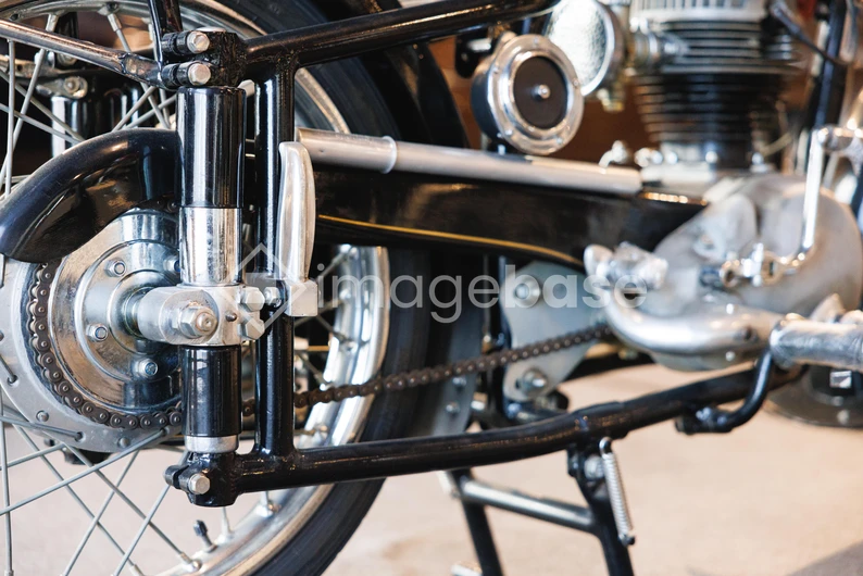 Vintage Motorcycle Detail