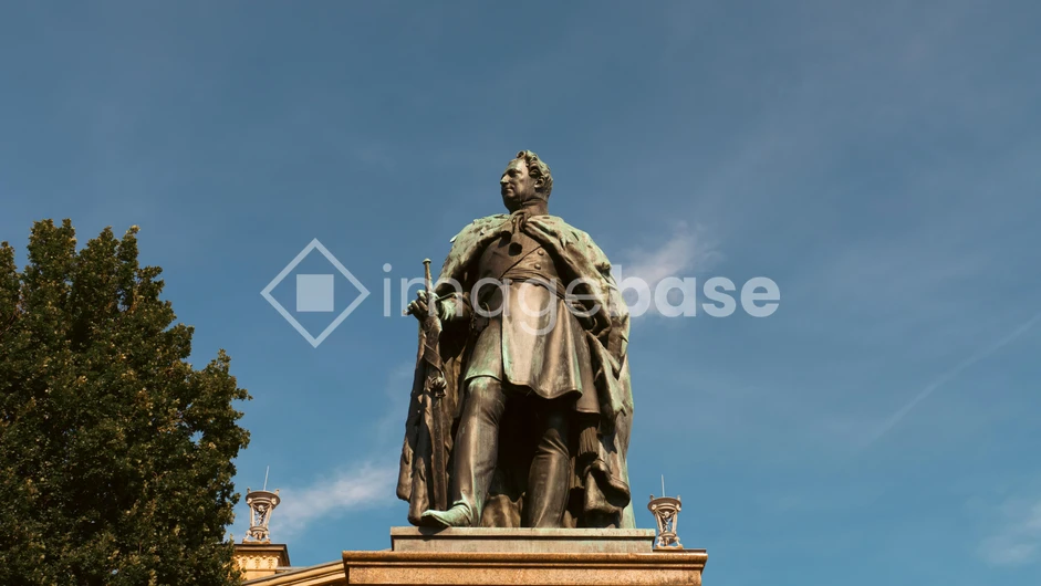 Majestic Statue in the Park