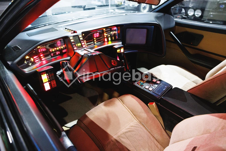 Futuristic Car Interior