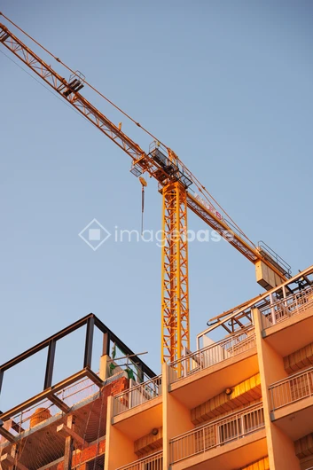 Construction Crane at Sunset