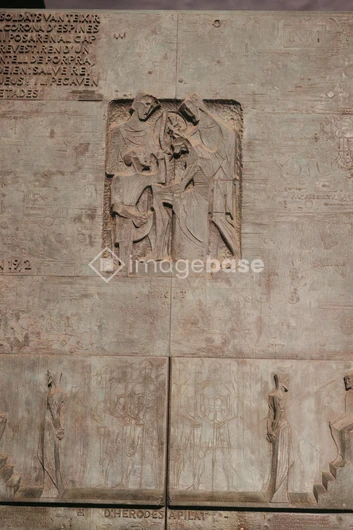 Intricate Stone Relief