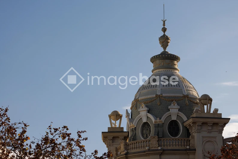 Ornate Dome Against Clear Sky
