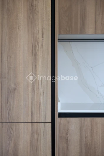 Modern Wood and Marble Design