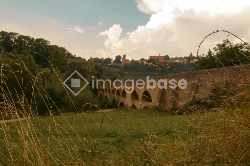 Historic Bridge with Scenic View