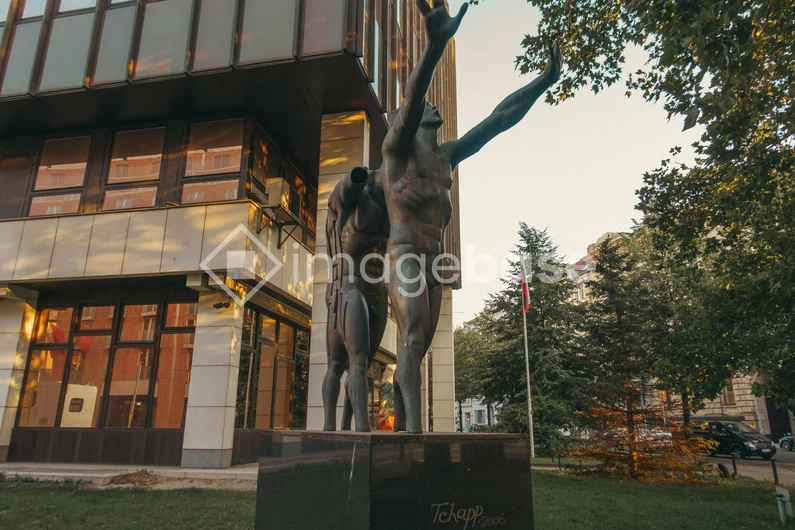 Modern Sculptures and Architecture