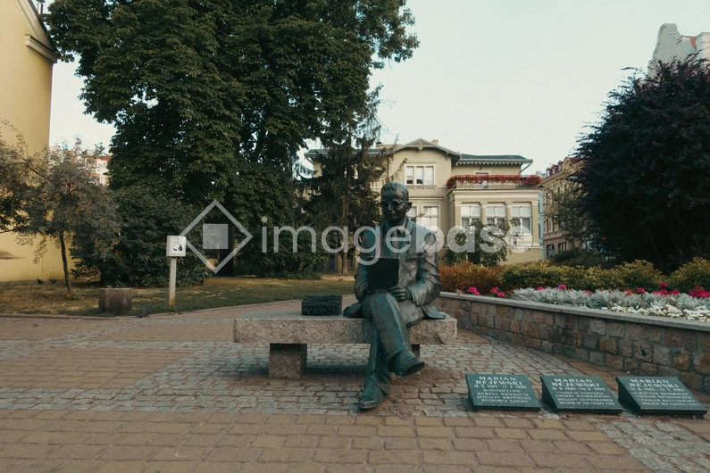 Statue in a Park Setting