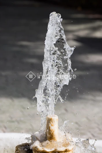 Close-Up of Water Fountain Spray