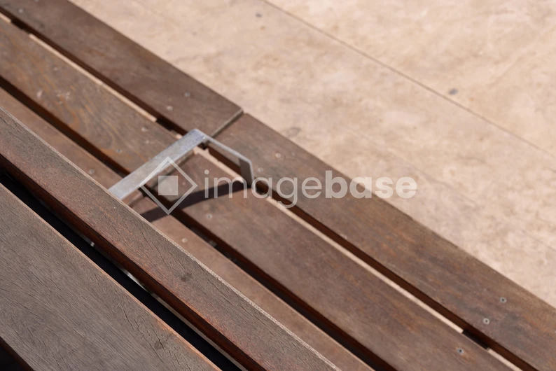 Wooden Bench Close-up