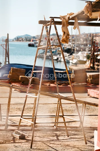Seaside Construction Scene