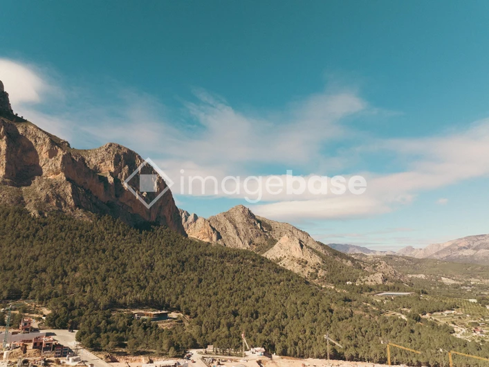 Mountainous Landscape under a Clear Sky