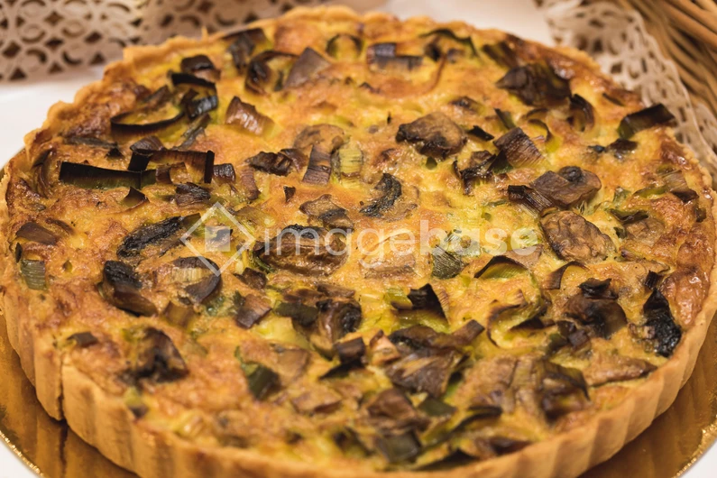 Delicious Mushroom Quiche
