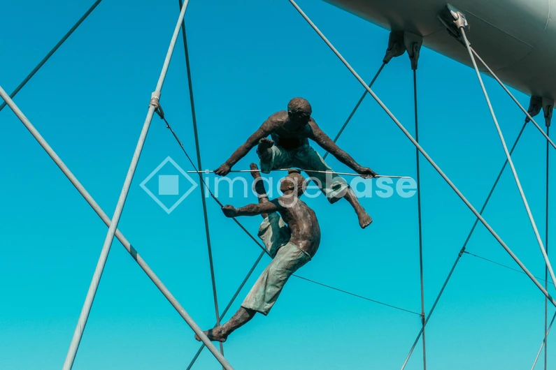 Aerial Acrobat Statue