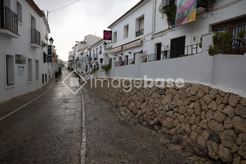 Charming Cobblestone Street