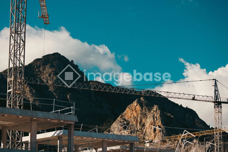 Mountain Construction Site