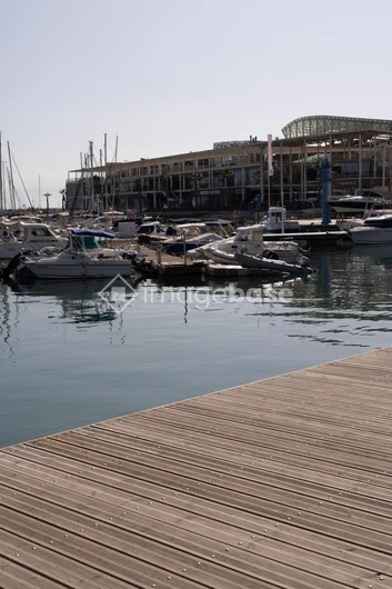 Marina View with Docked Boats
