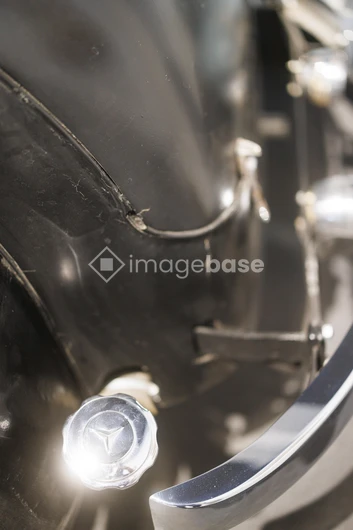 Close-Up of a Vintage Car