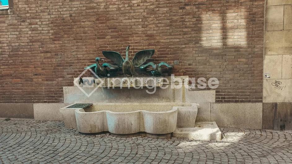 Ornate Urban Fountain