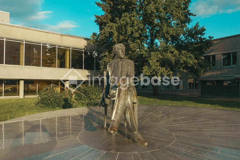 Statue in the Courtyard