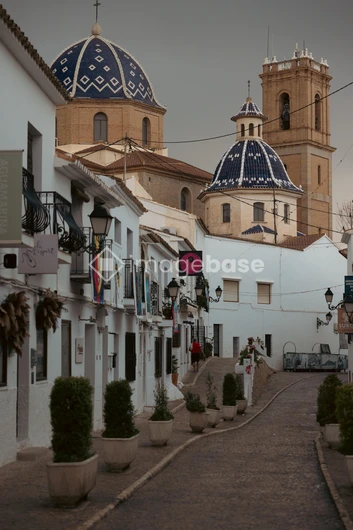 Charming Spanish Street Scene