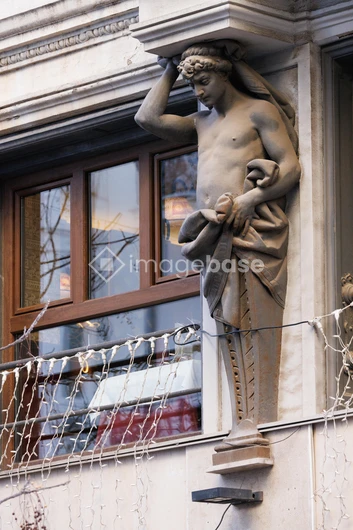Architectural Sculpture on Building Facade