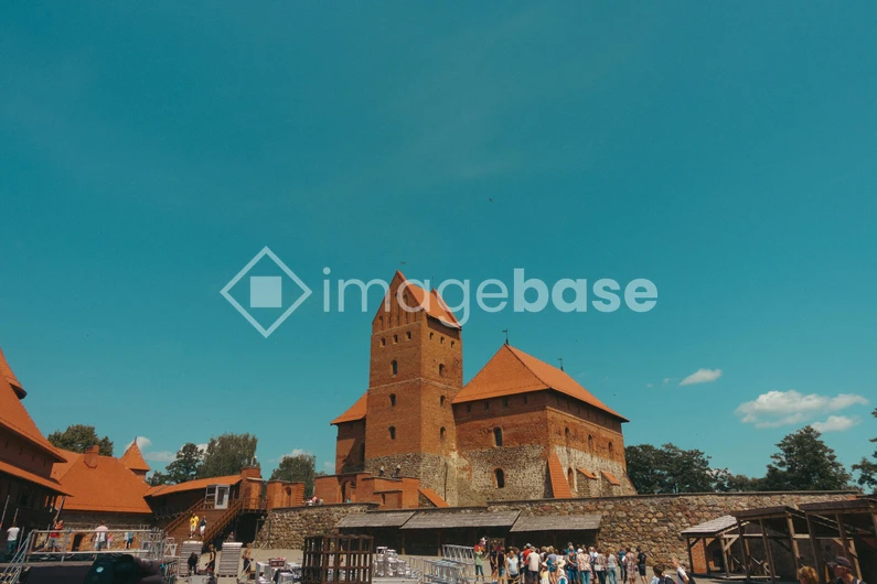Historic Castle under a Bright Sky