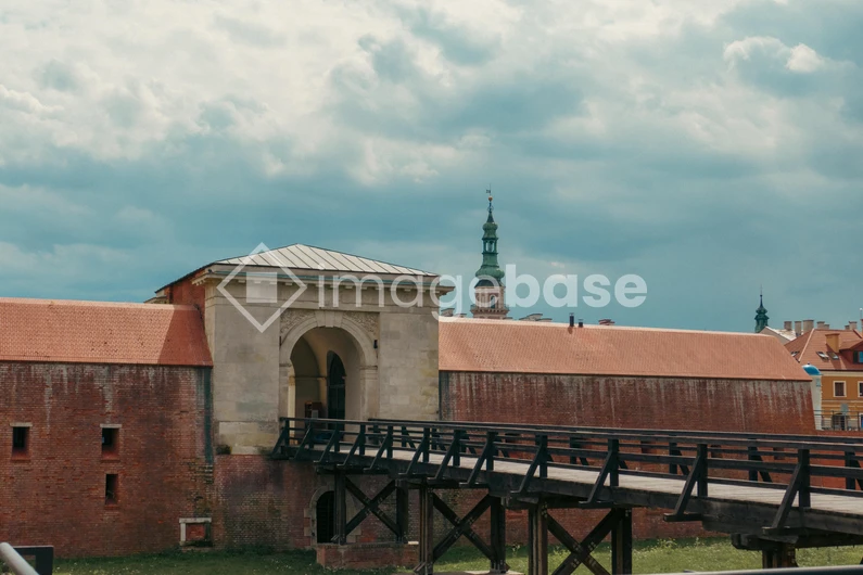 Historic Fortress with Bridge