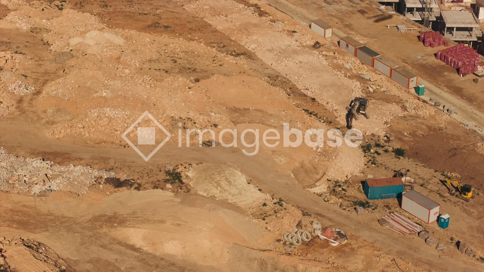 Construction Site Aerial View