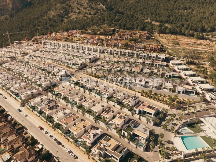Aerial View of Residential Area