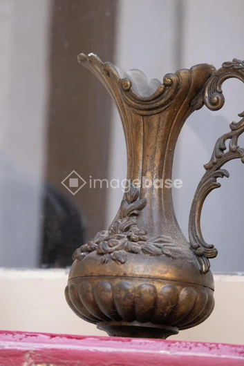 Ornate Metal Vase