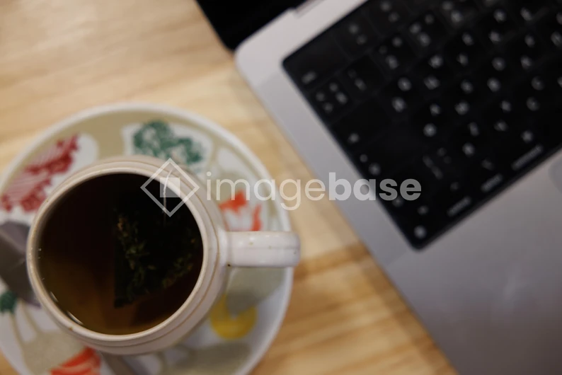 Tea and Laptop