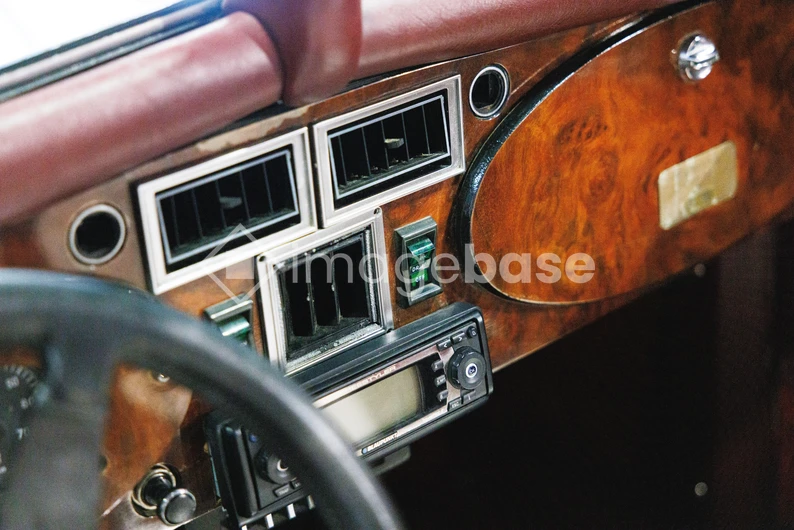 Vintage Car Dashboard