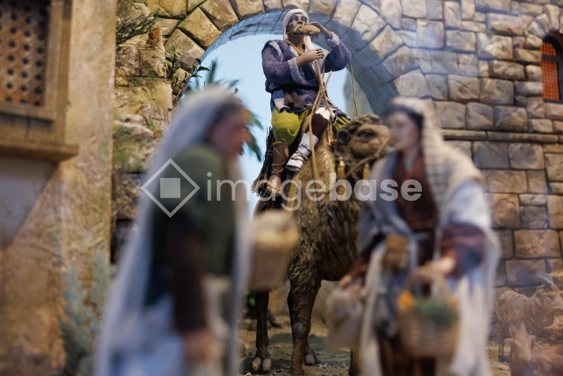 Historical Caravan Scene
