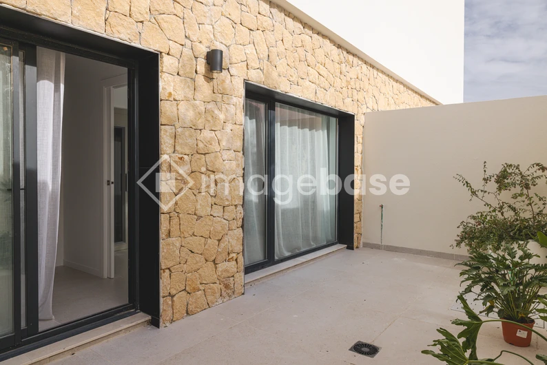 Modern Stone Patio