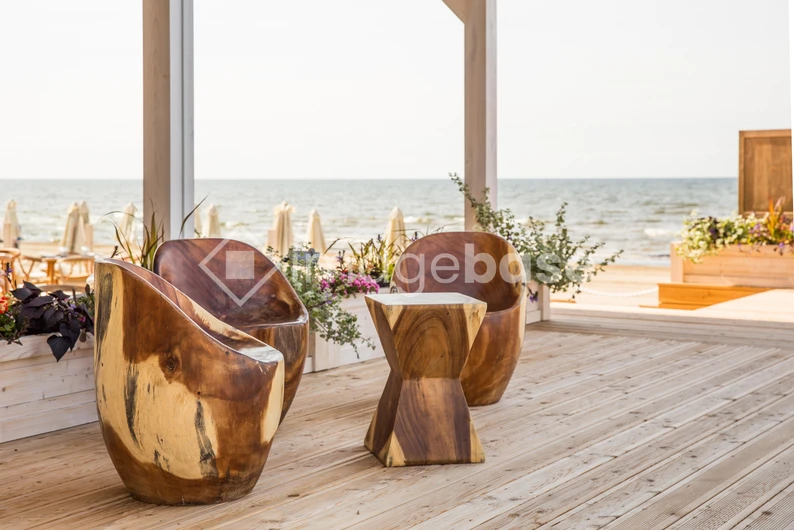 Seaside Wooden Lounge