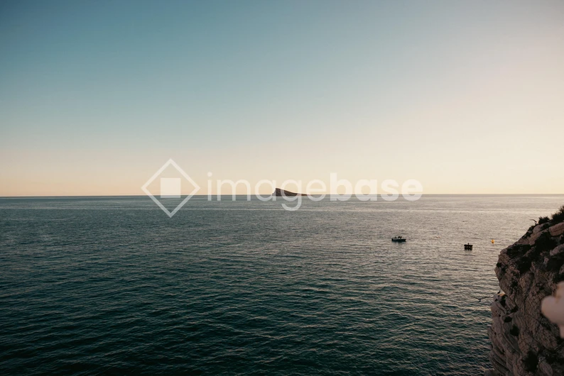 Serene Seascape at Sunset