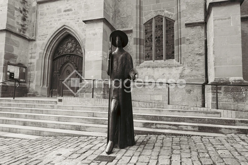 Statue Near Historic Building
