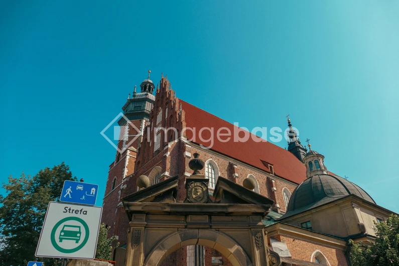 Historic Building under Blue Sky