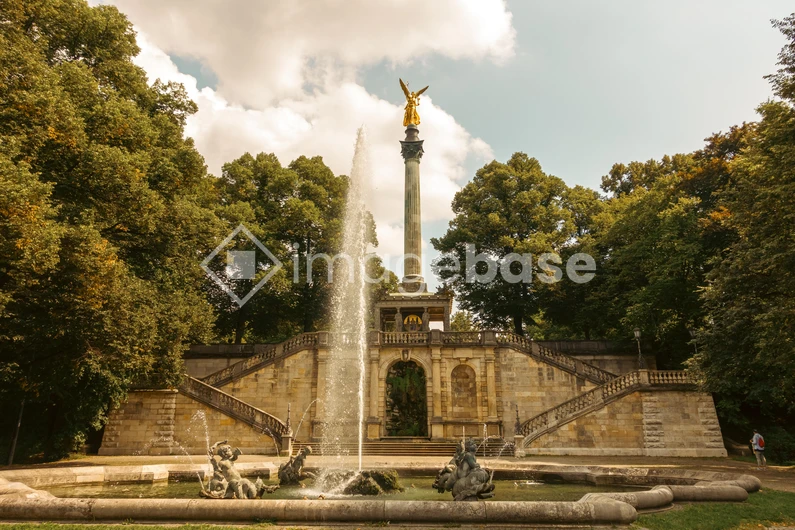 Majestic Monument in Park
