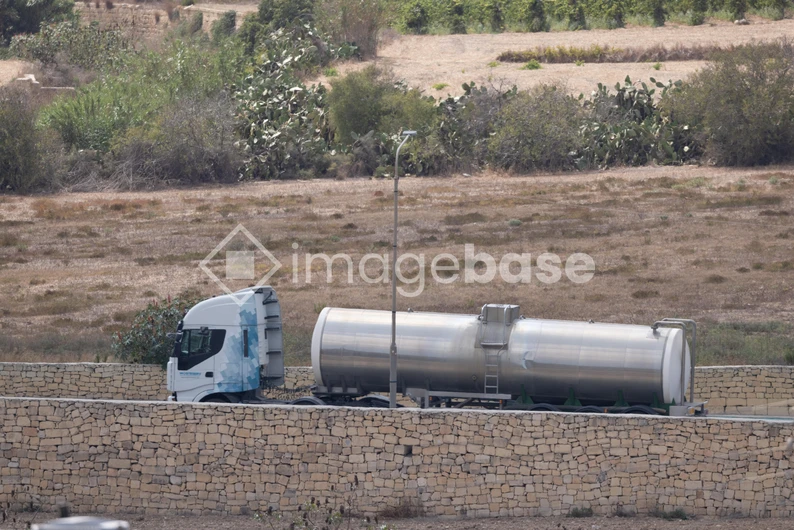 Tank Truck in Countryside