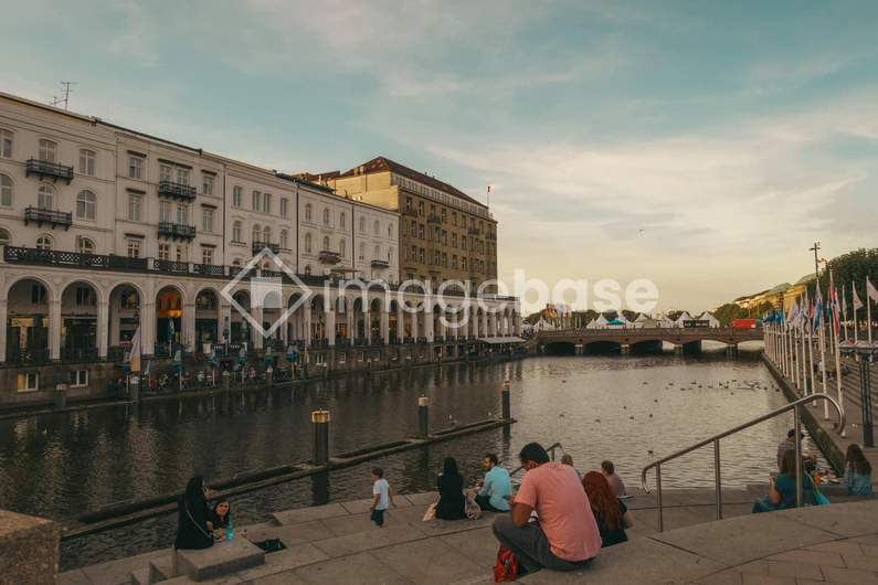 Urban Waterfront View