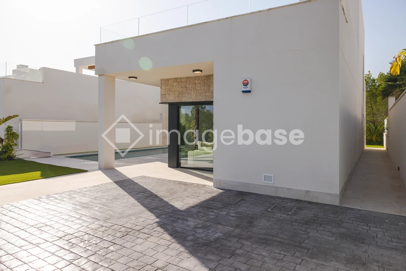 Modern Villa Entrance