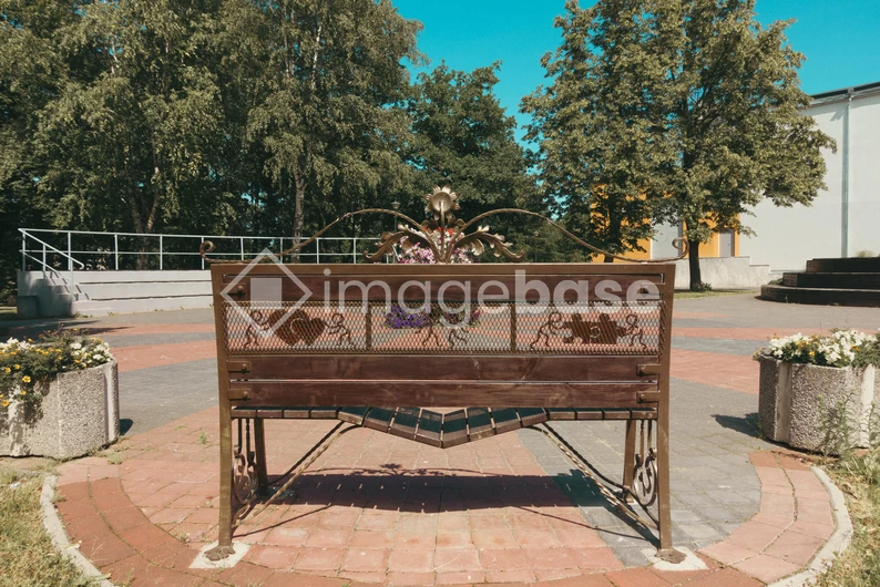 Decorative Park Bench