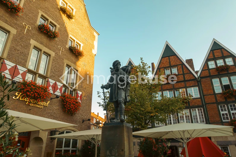 Historic Town Square Scene