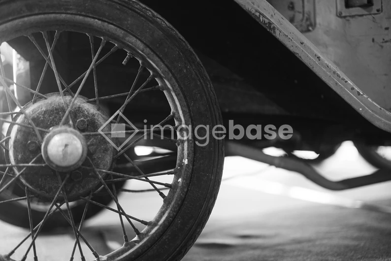 Vintage Wheel Close-Up