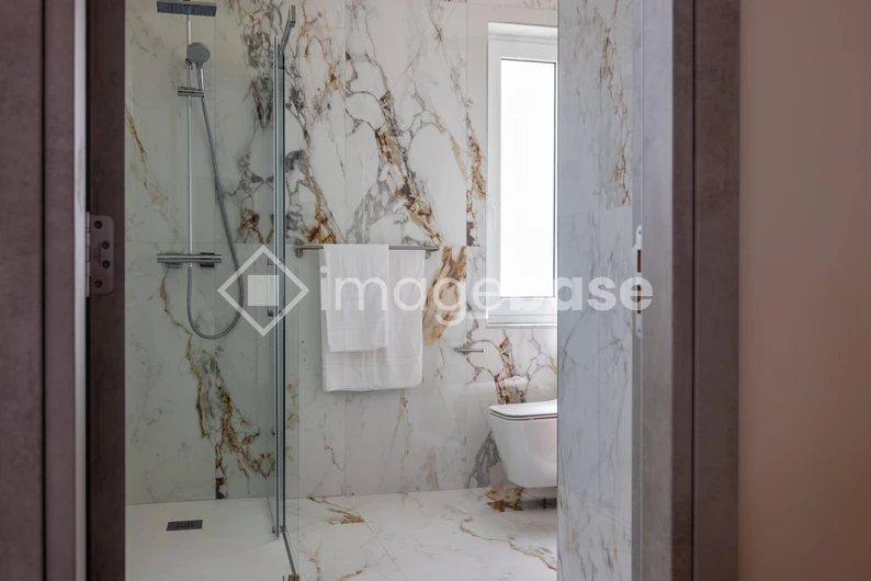 Elegant Marble Bathroom